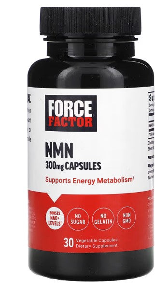 Force Factor, NMN, 300 mg , 30 Vegetable Capsules