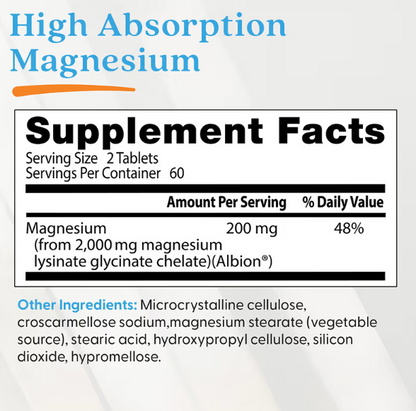 Doctor's Best, High Absorption Magnesium, 120 Tablets (100 mg per Tablet)