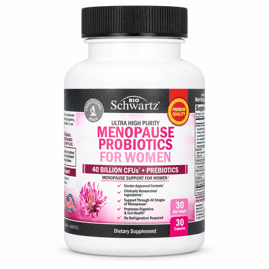 BioSchwartz, Menopause Probiotics For Women, 30 Capsules