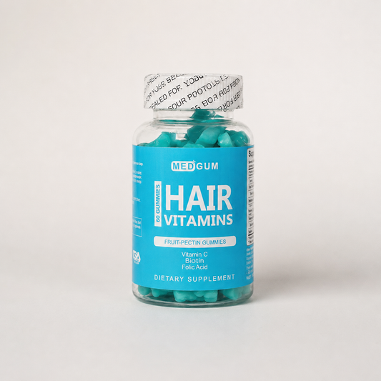 MEDGUM Hair Vitamins Gummies, daily hair supplement