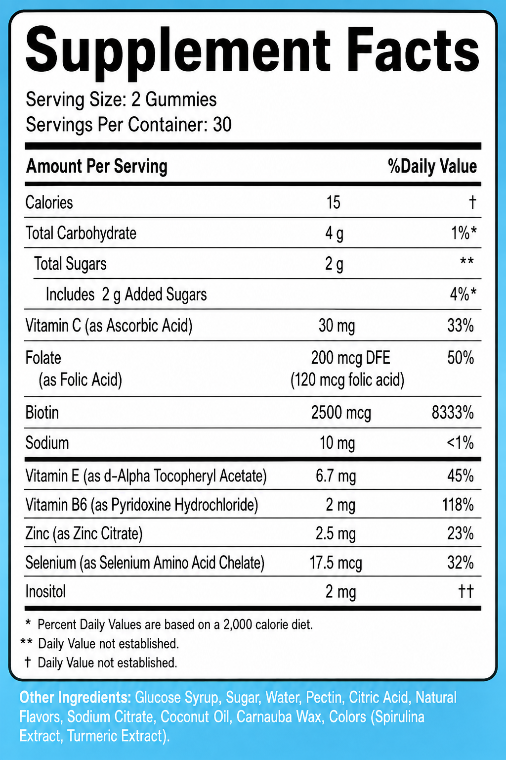 MEDGUM Hair Vitamins Gummies pack