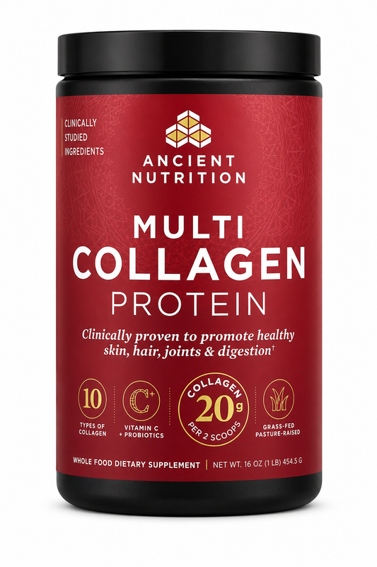 Ancient Nutrition بروتين الكولاجين المتعدد، 16 أونصة (454.5 غ)