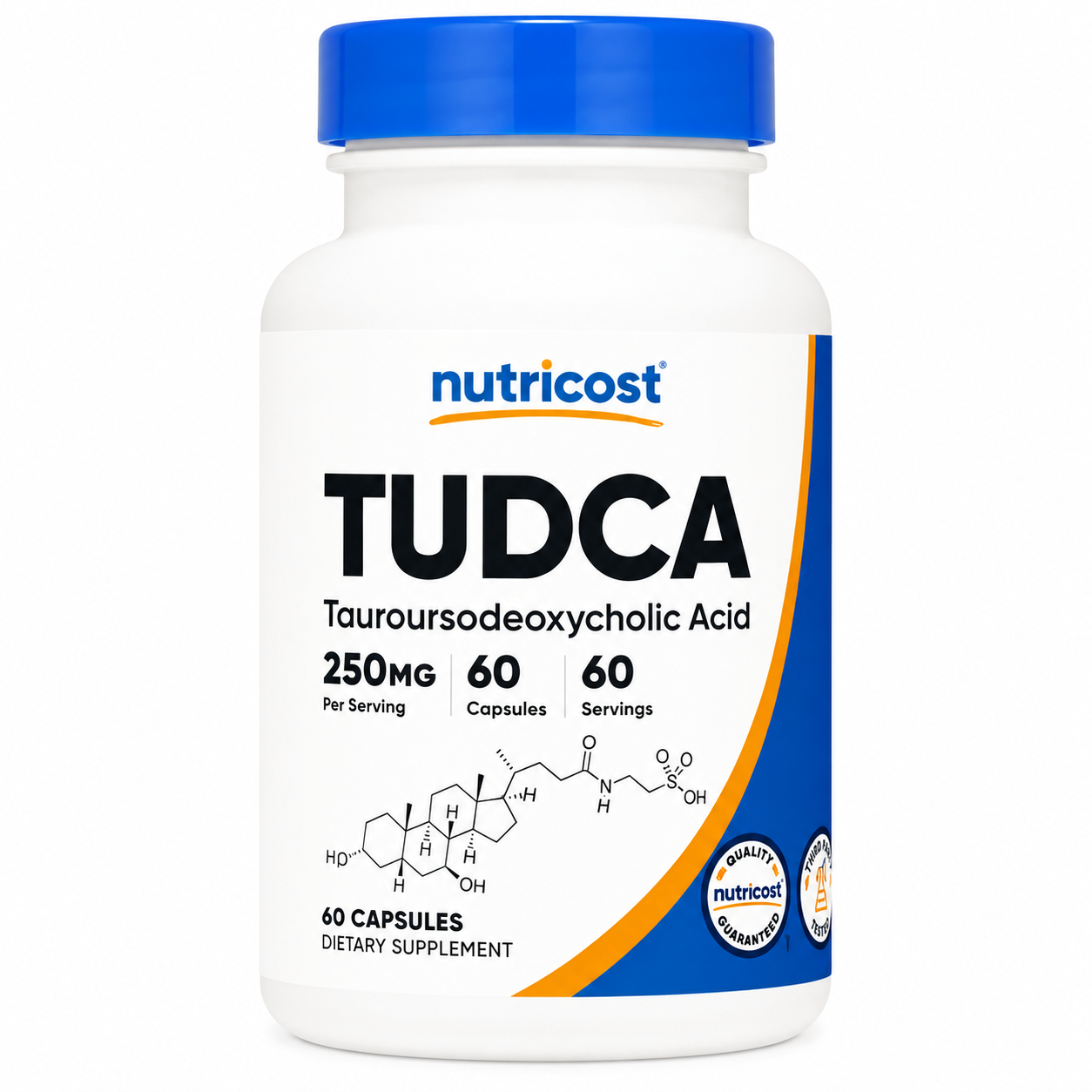 Nutricost, TUDCA, 250 mg, 60 Capsules