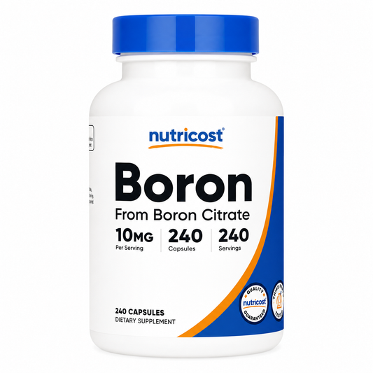 Nutricost بورون، 10 ملغ، 240 كبسولة