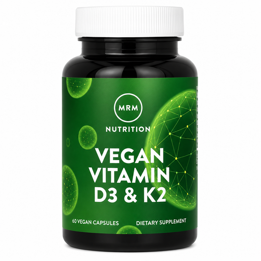 MRM Nutrition فيتامين D3 وK2 النباتي، 60 كبسولة نباتية