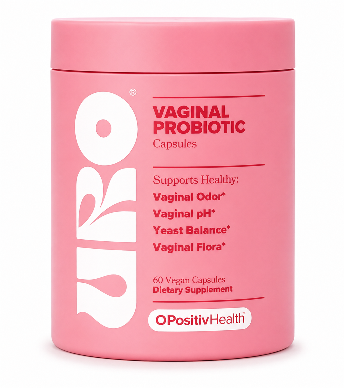 Vaginal Probiotic, URO, 60 veg capsules, Made in USA