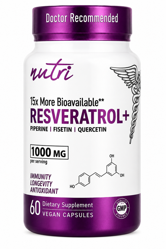 Resveratrol+, 60 Vegan Capsules,Nutri,