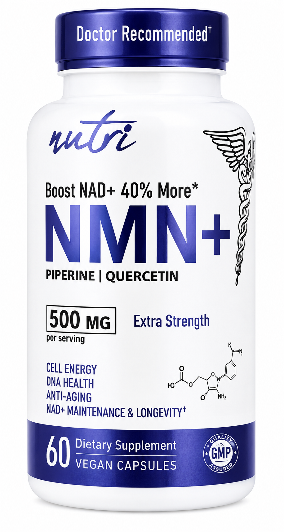NMN+, 60 Vegan Capsules
