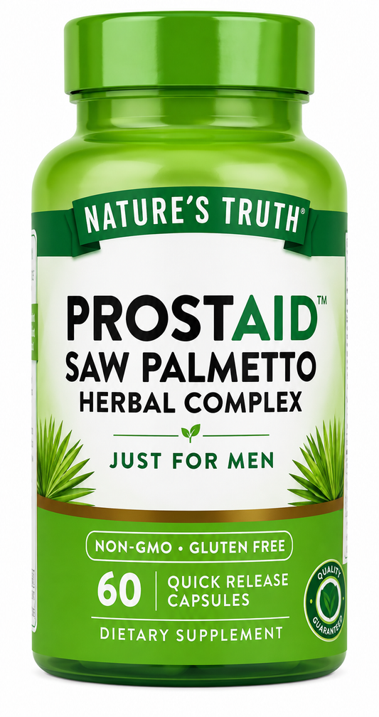 Saw Palmetto Herbal Complex,Nature's Truth,  60 Quick Release Capsules