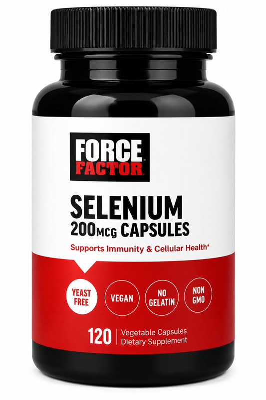 Selenium, Force Factor,  200 mcg, 120 Vegetable Capsules