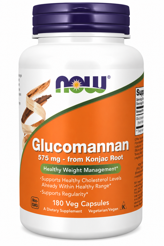 NOW Foods, Glucomannan, 1,725 mg, 180 Veg Capsules (575 mg Per Capsule)