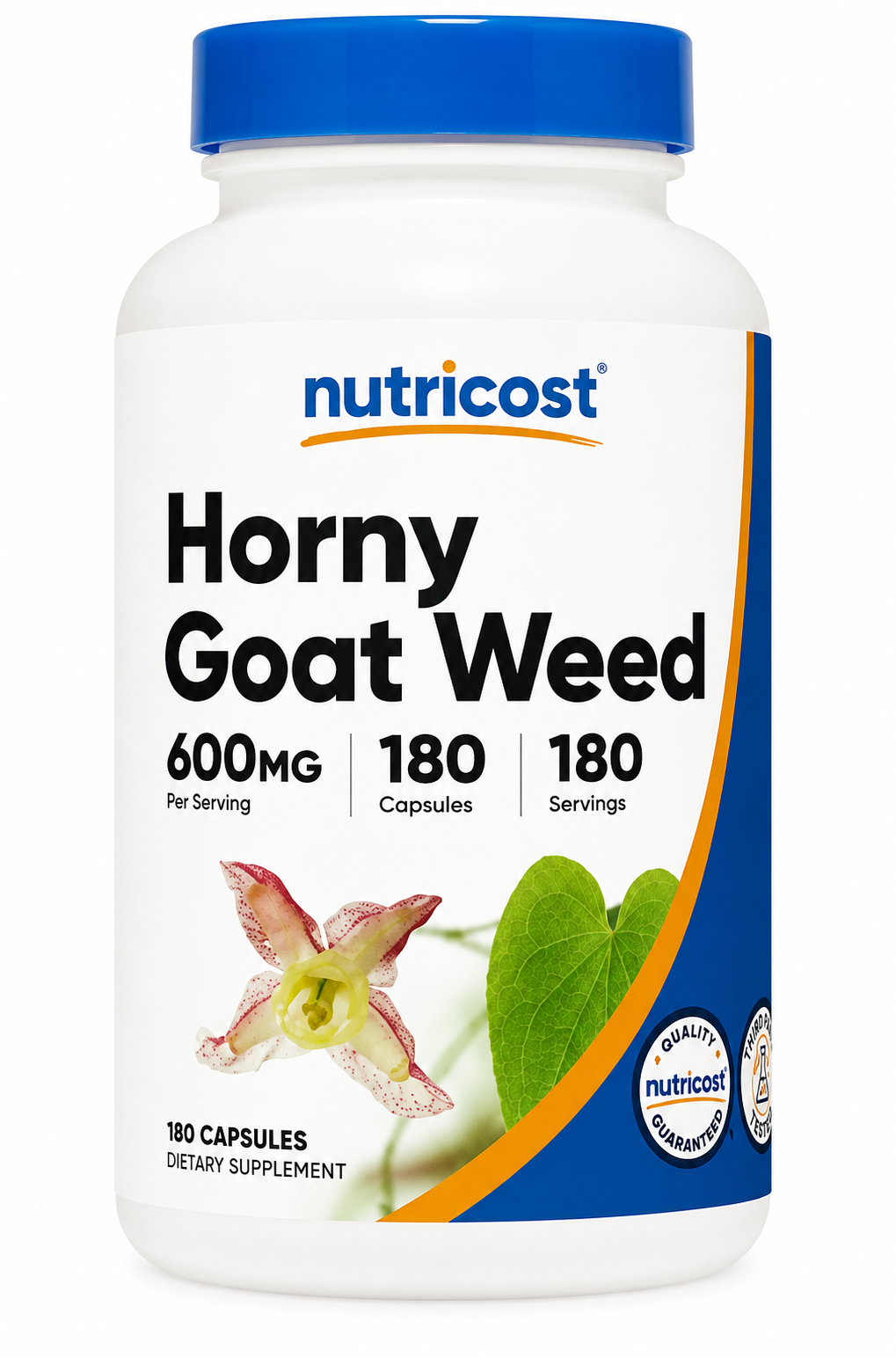 مستخلص الإيبيميديوم 600 ملغ، Nutricost، 180 كبسولة