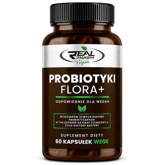 Probiotics Flora+ ,60 caps - Real Pharm