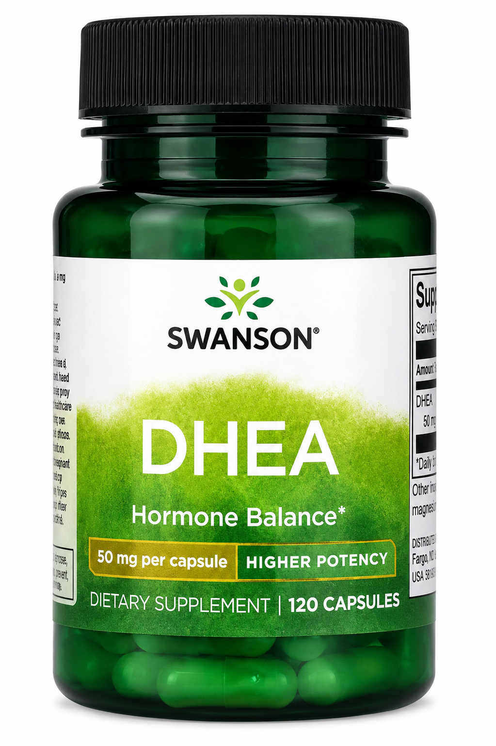 DHEA، 50 ملغ، 120 كبسولة، Swanson