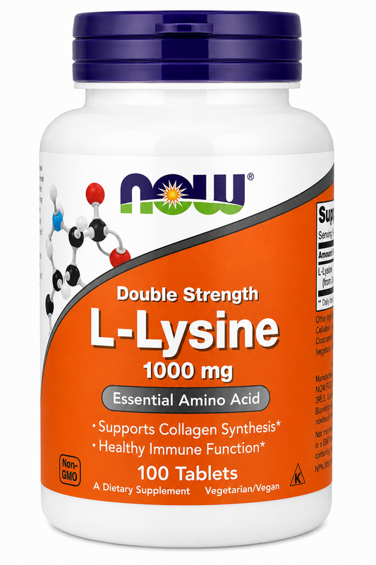 L-Lysine, NOW Foods, 1000 mg, 100 Tablets