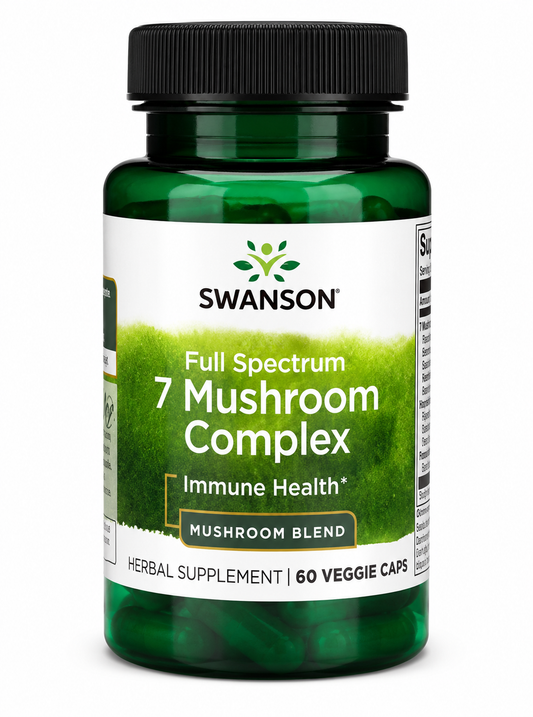 7 Mushroom Complex Full Spectrum , 60 Veggie Caps