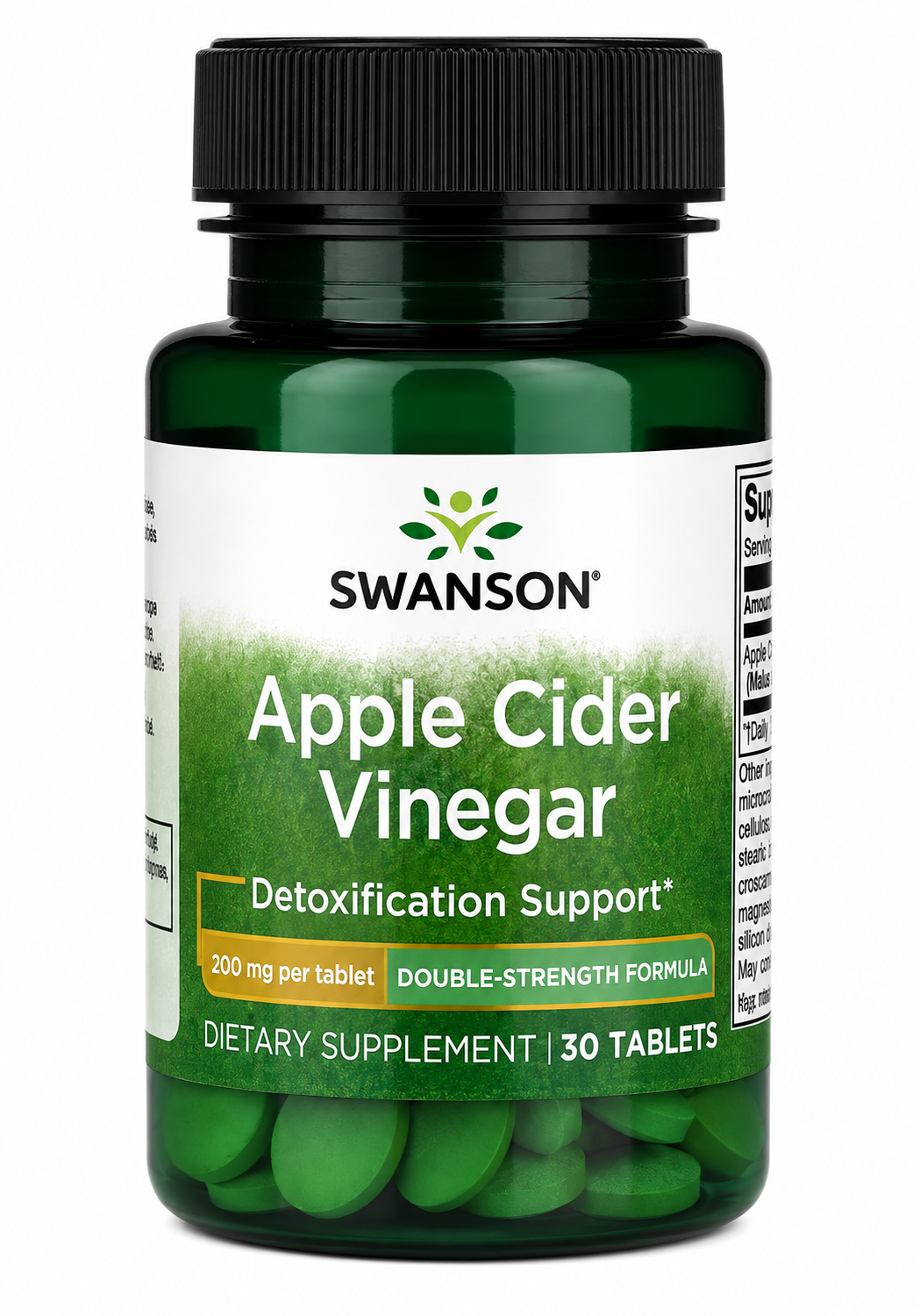 Swanson, Apple Cider Vinegar, 200 mg , 30 Tablets