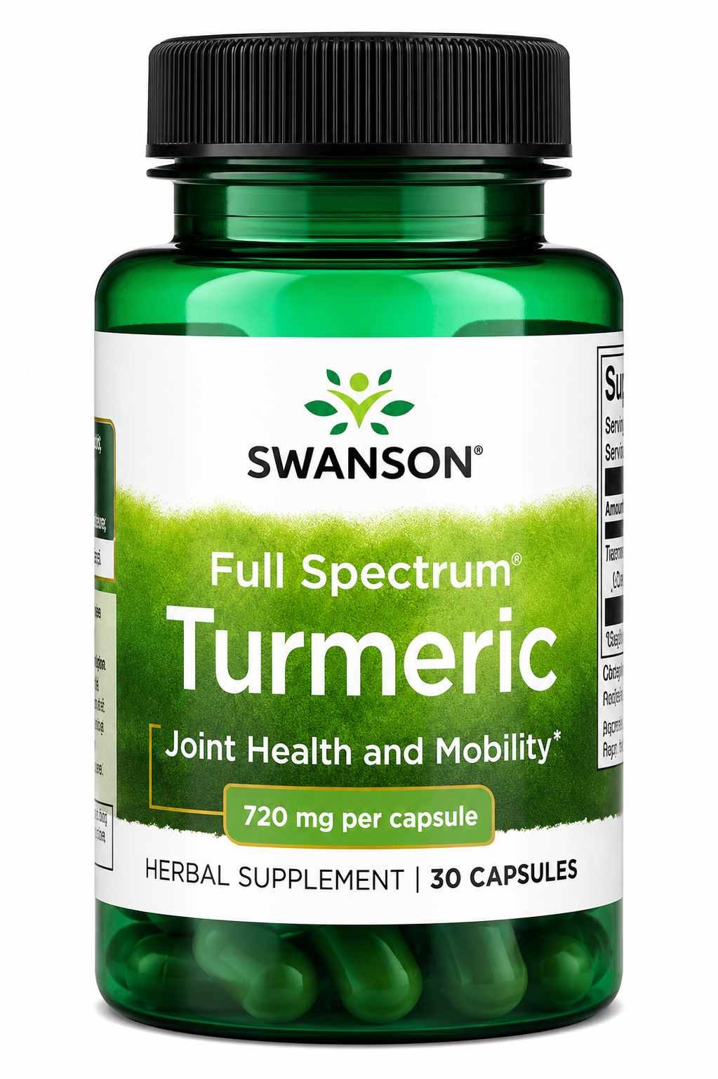 Swanson, Full Spectrum Turmeric, 720 mg, 30 Capsules