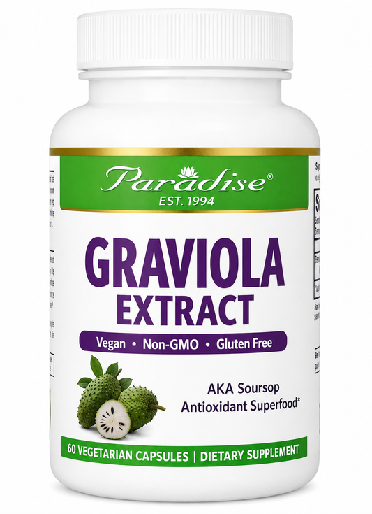 Paradise Herbs, Graviola Extract, 250 mg, 60 Vegetarian Capsules