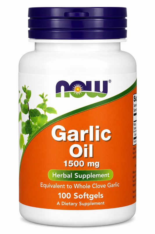 NOW Foods, Garlic Oil, 1,500 mg, 100 Softgels
