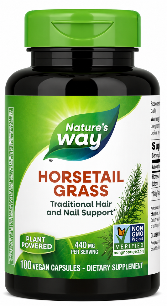 Nature's Way, Horsetail Grass, 440 mg, 100 Vegan Capsules