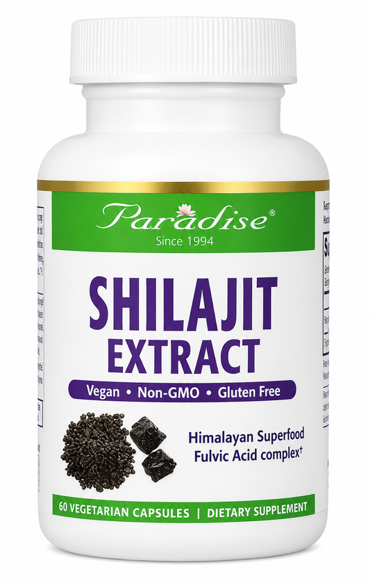 Paradise Herbs, Shilajit Extract, 60 Vegetarian Capsules