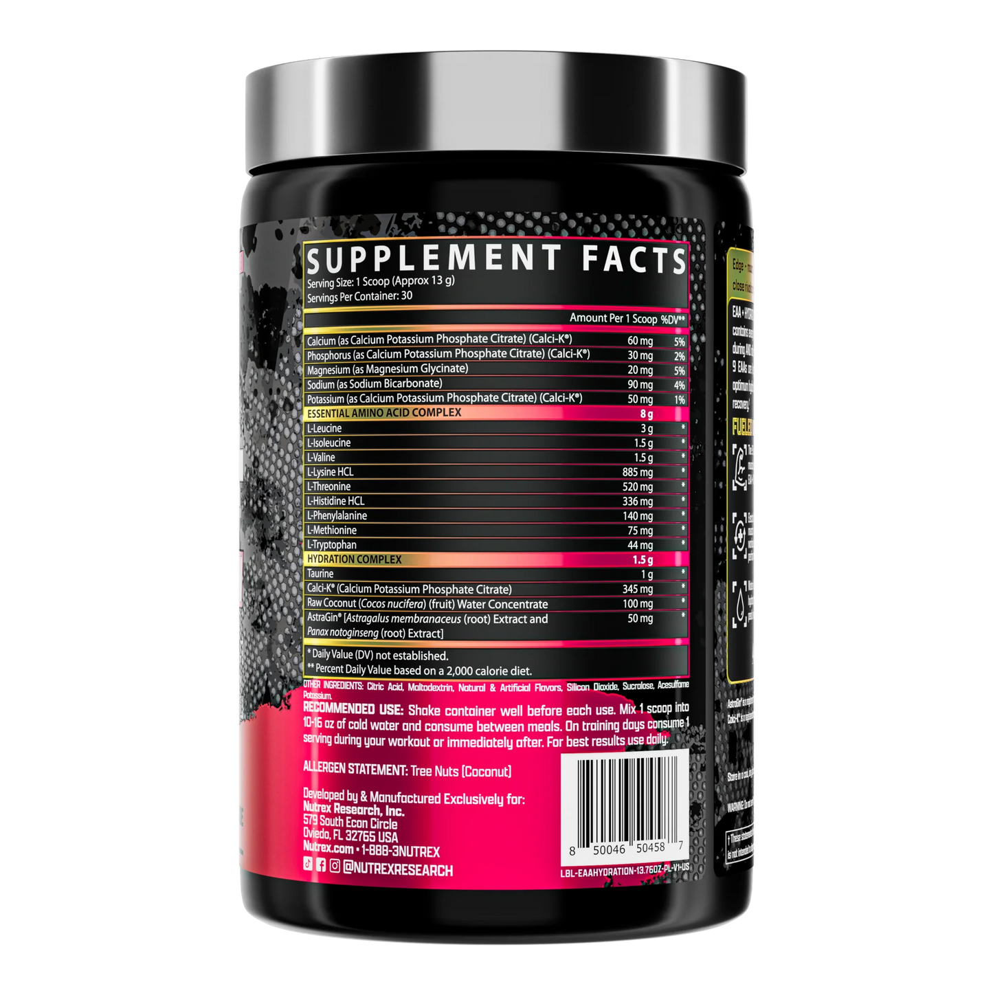 EAA- Strength Hydration-Nutrex- 30servings