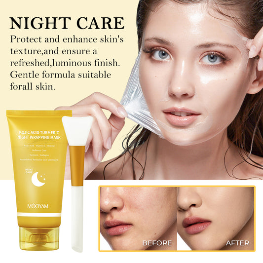 Turmeric Peel Off Mask 80g Deep Cleansing and Brightening Formula With Natural Turmeric Extract
