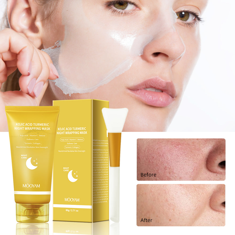 Turmeric Peel Off Mask 80g Deep Cleansing and Brightening Formula With Natural Turmeric Extract