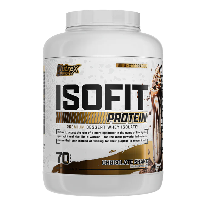 Whey Isolate- IsoFit by nutrex- 70servings(25g protein/scoop)