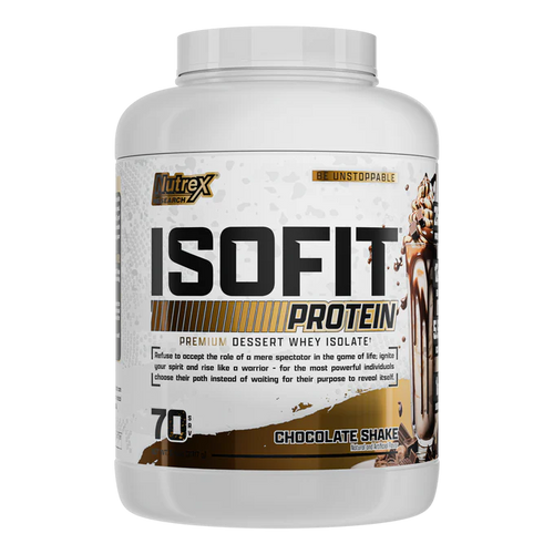 عزل بروتين مصل اللبن - IsoFit من nutrex - 70 حصة (25 جرام بروتين/مغرفة)