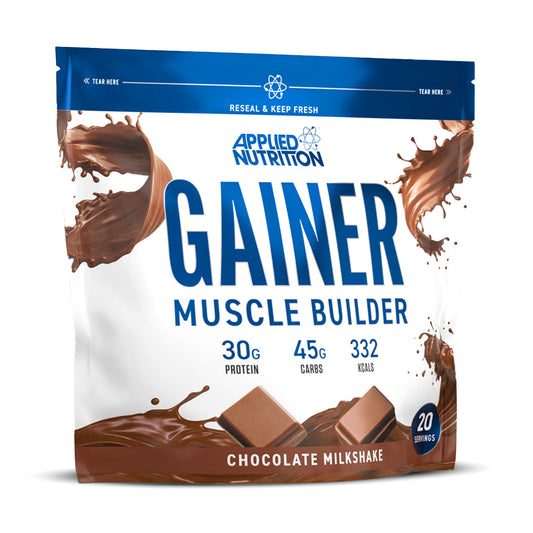 Gainer Muscle Builder, Chocolate Milkshake, 1.8 Kg, 332 Kcal by Applied Nutrition