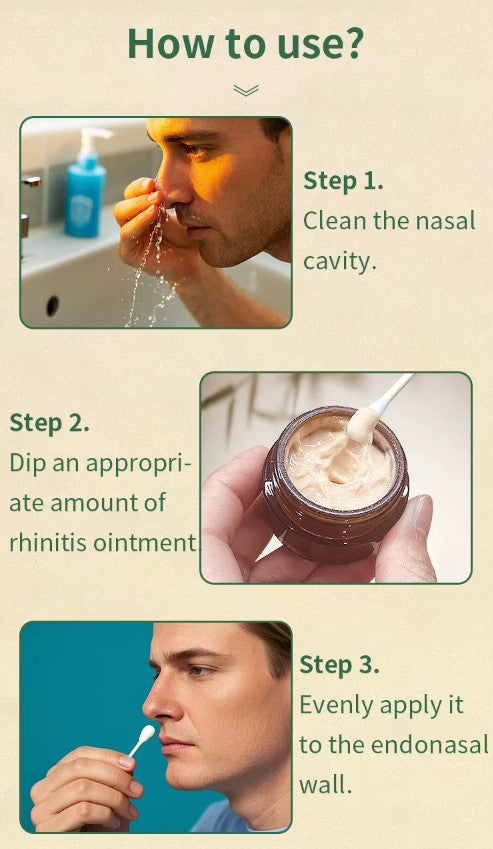 Chinese Traditional Herbs - Nose Rhinitis Allergic Sinusitis Cream
