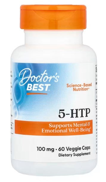 Doctor's Best, 5-HTP, 100 mg, 60 Veggie Caps