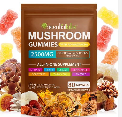 Super Mushroom , 80 Gummies, 2.5g