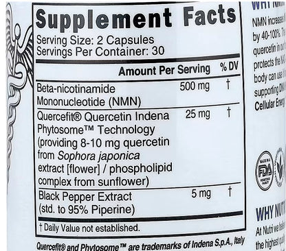 NMN+, 60 Vegan Capsules