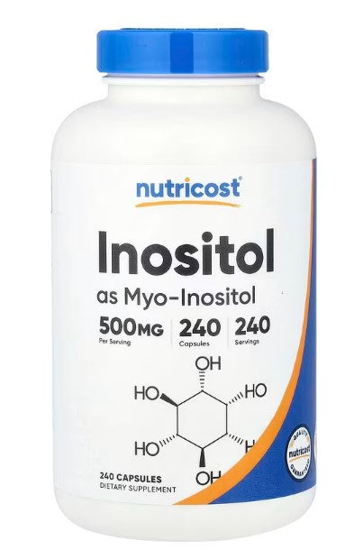 Nutricost, Inositol, 500 mg, 240 Capsules