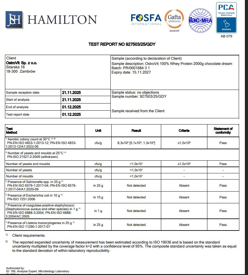 Whey Protein- OstroVit (2000g)