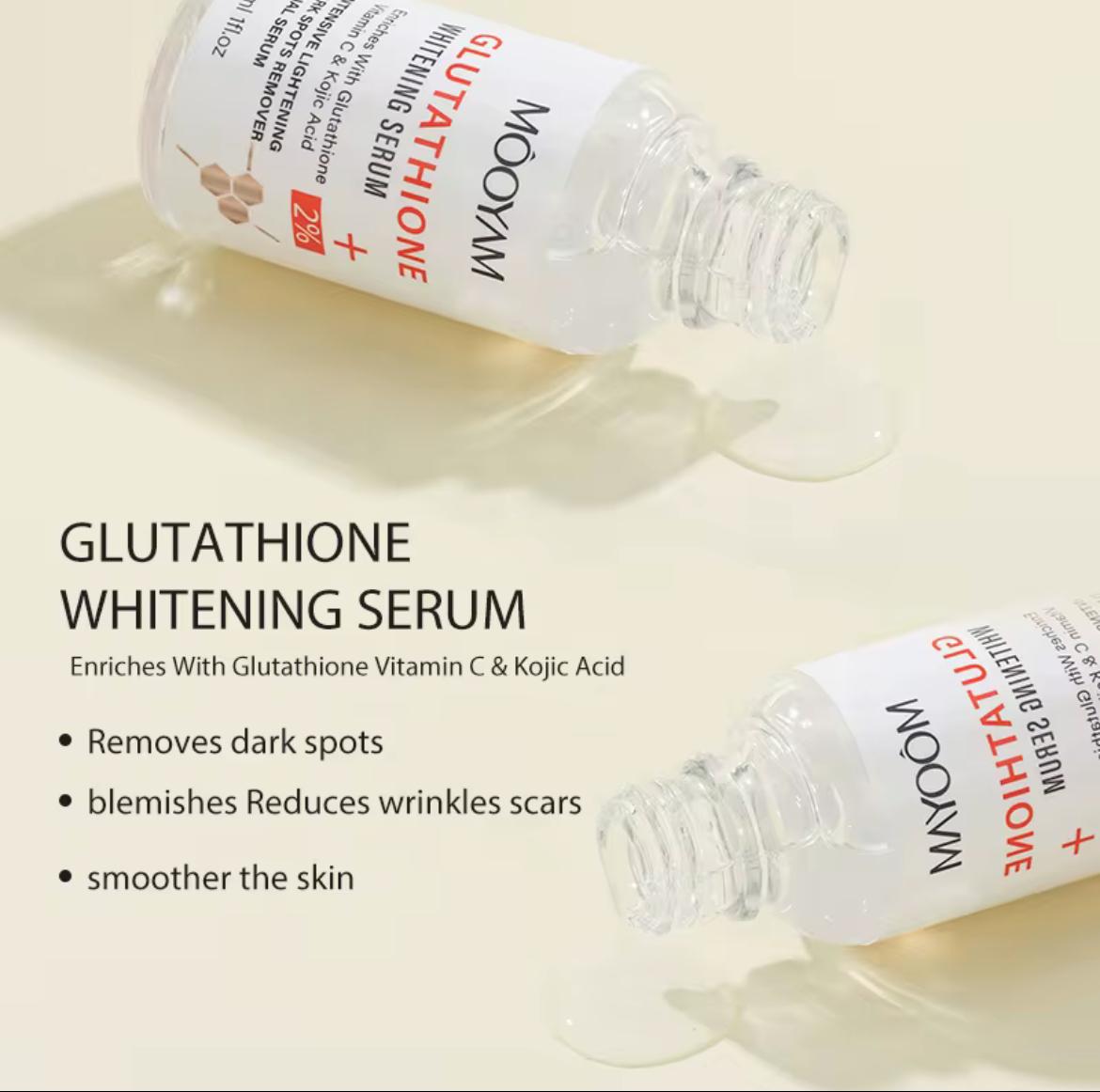 Glutathione Whitening Serum With VitaminC & Kojic Acid