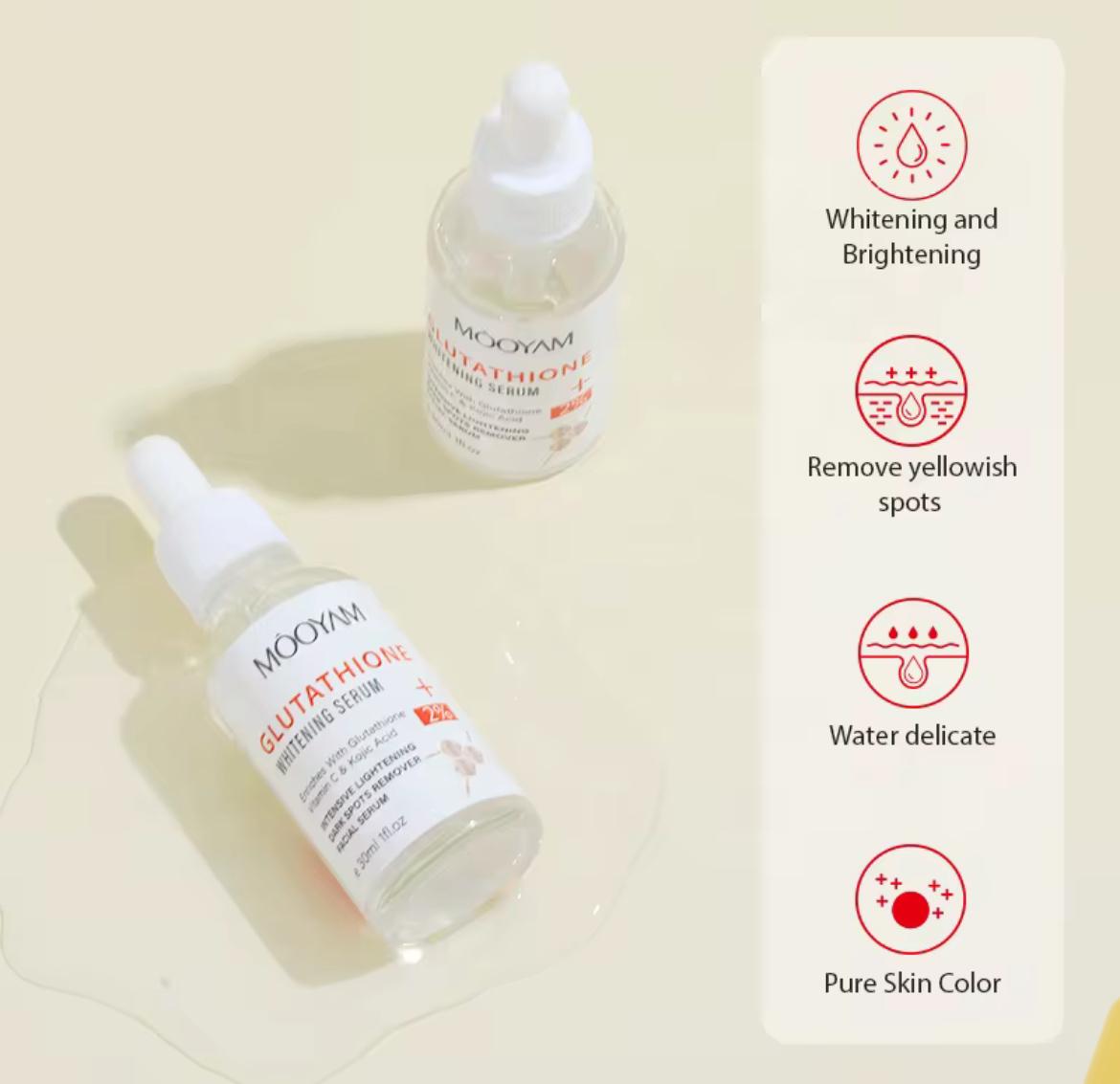 Glutathione Whitening Serum With VitaminC & Kojic Acid