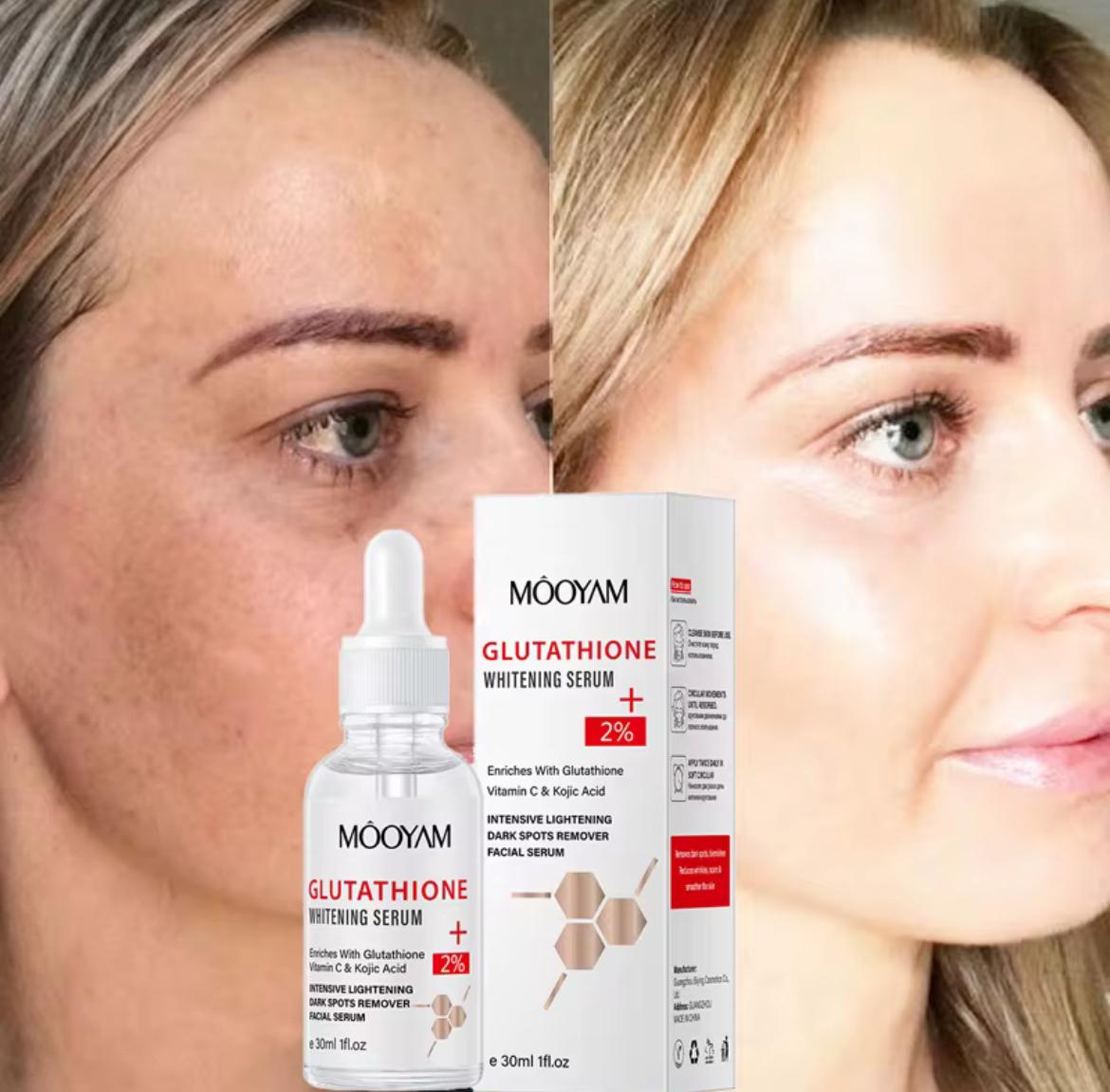 Glutathione Whitening Serum With VitaminC & Kojic Acid