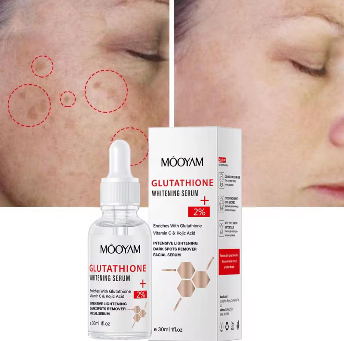 Glutathione Whitening Serum With VitaminC & Kojic Acid