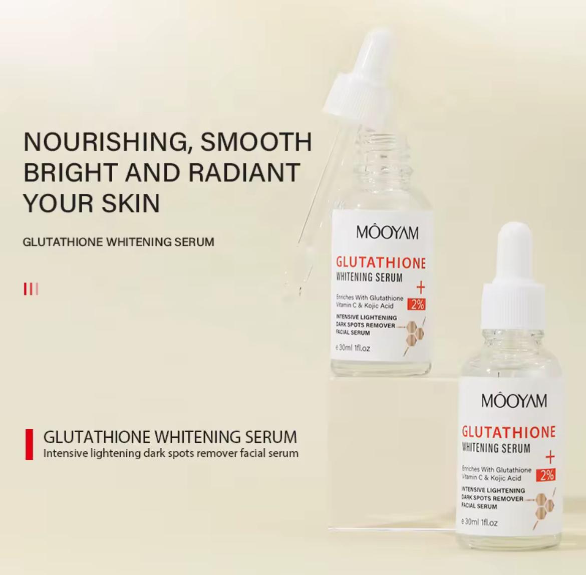 Glutathione Whitening Serum With VitaminC & Kojic Acid
