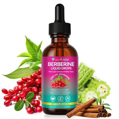 Berberine & Ceylon Cinammon Liquid, Ancient Labs, 1500mg(60 days)