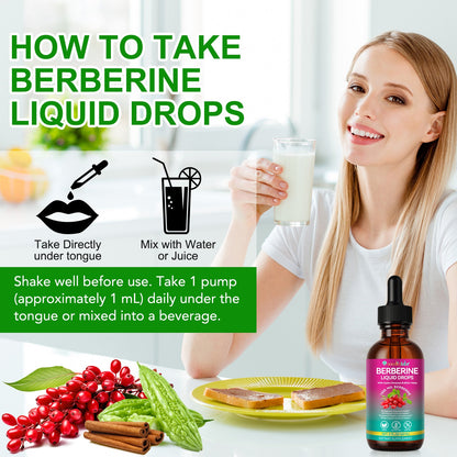 Berberine & Ceylon Cinammon Liquid, Ancient Labs, 1500mg(60 days)