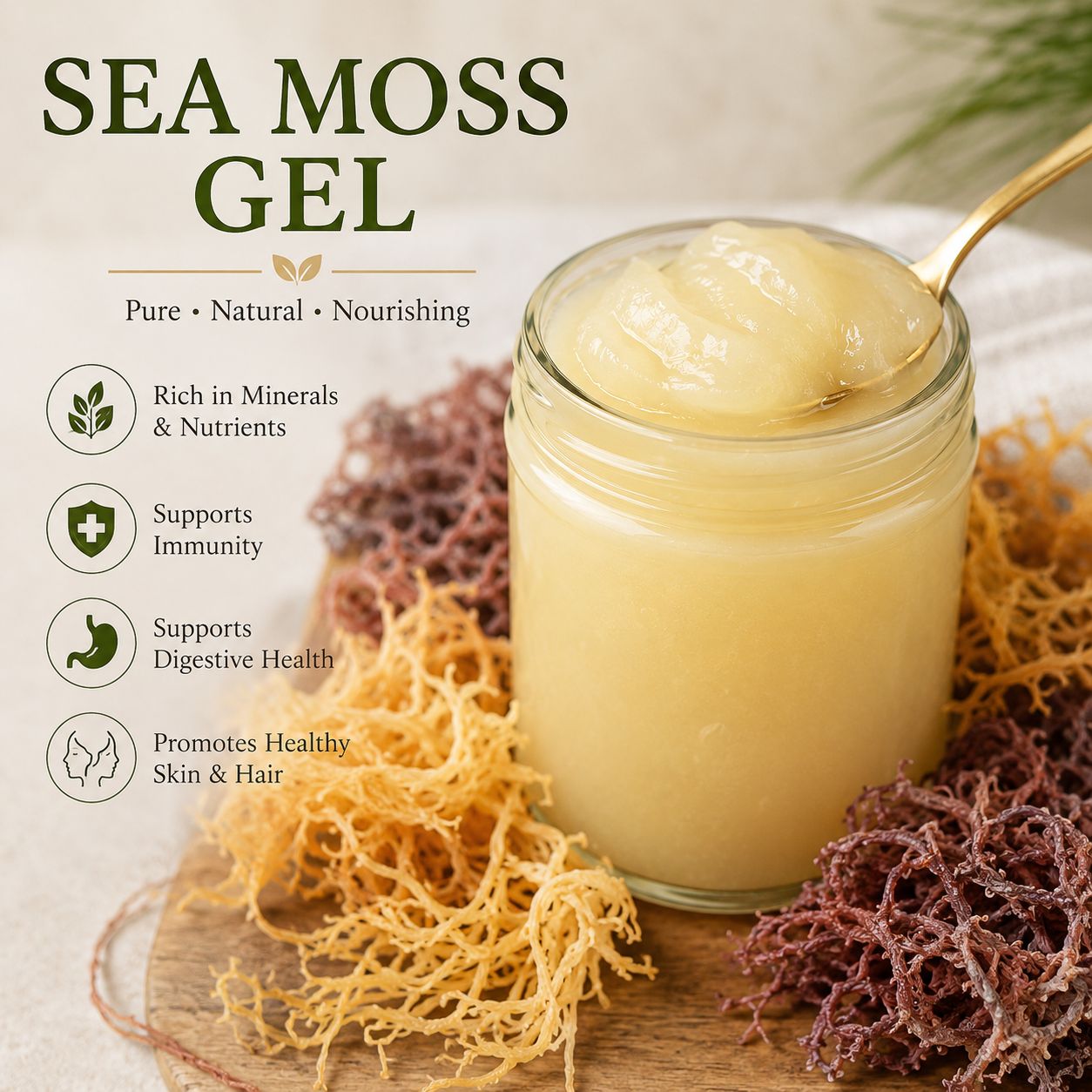 Organic Sea Moss Gel (512g)