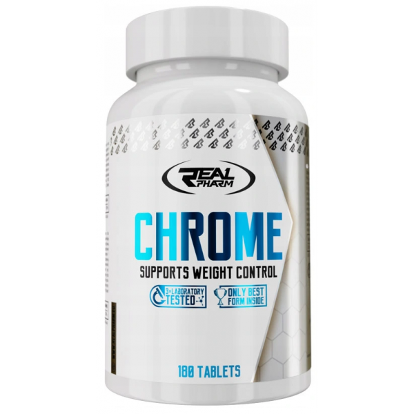 Real Pharm Chromium Picolinate 200 mcg, 180 tablets