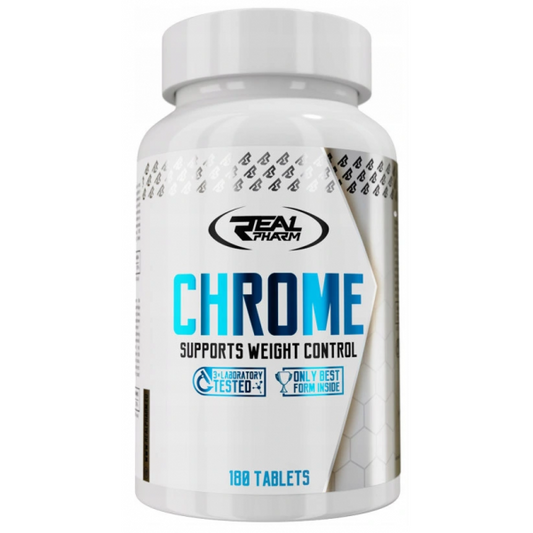Real Pharm Chromium Picolinate 200 mcg, 180 tablets