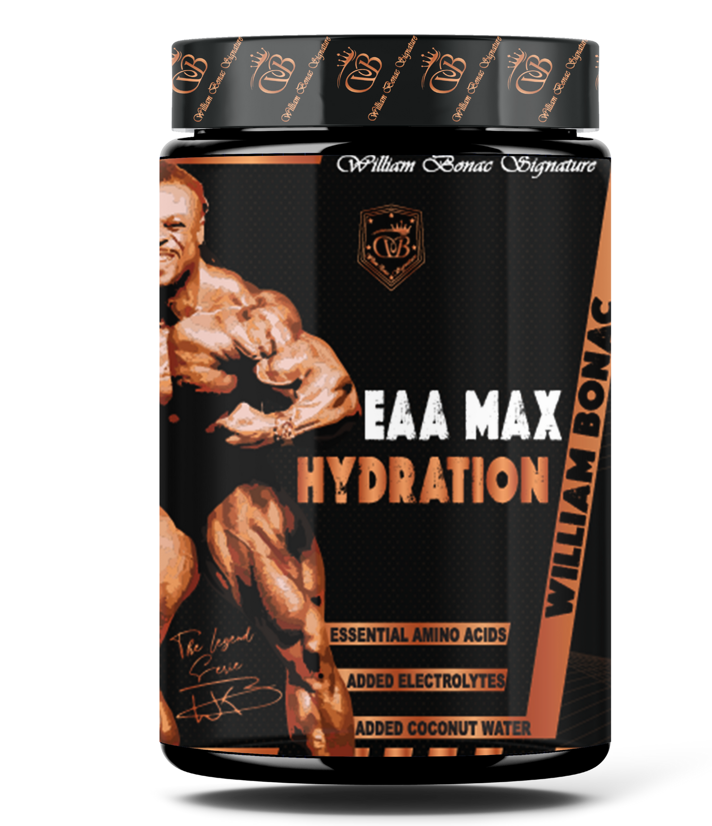 EAA MAX added Electrolytes and coconut water , william bonac