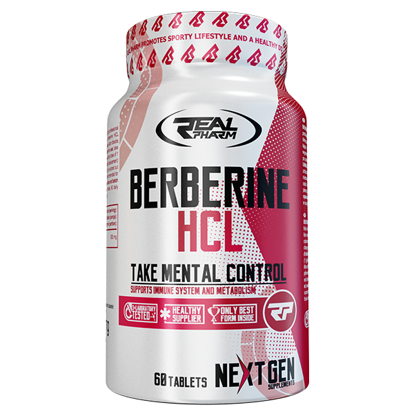 Berberine HCL, 500mg, 60 tablets - Real Pharm